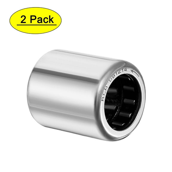 Uxcell Needle Roller Bearings Full Complement Drawn Cup Steel Silver Tone 2pcs 1/2x3/4x7/8"