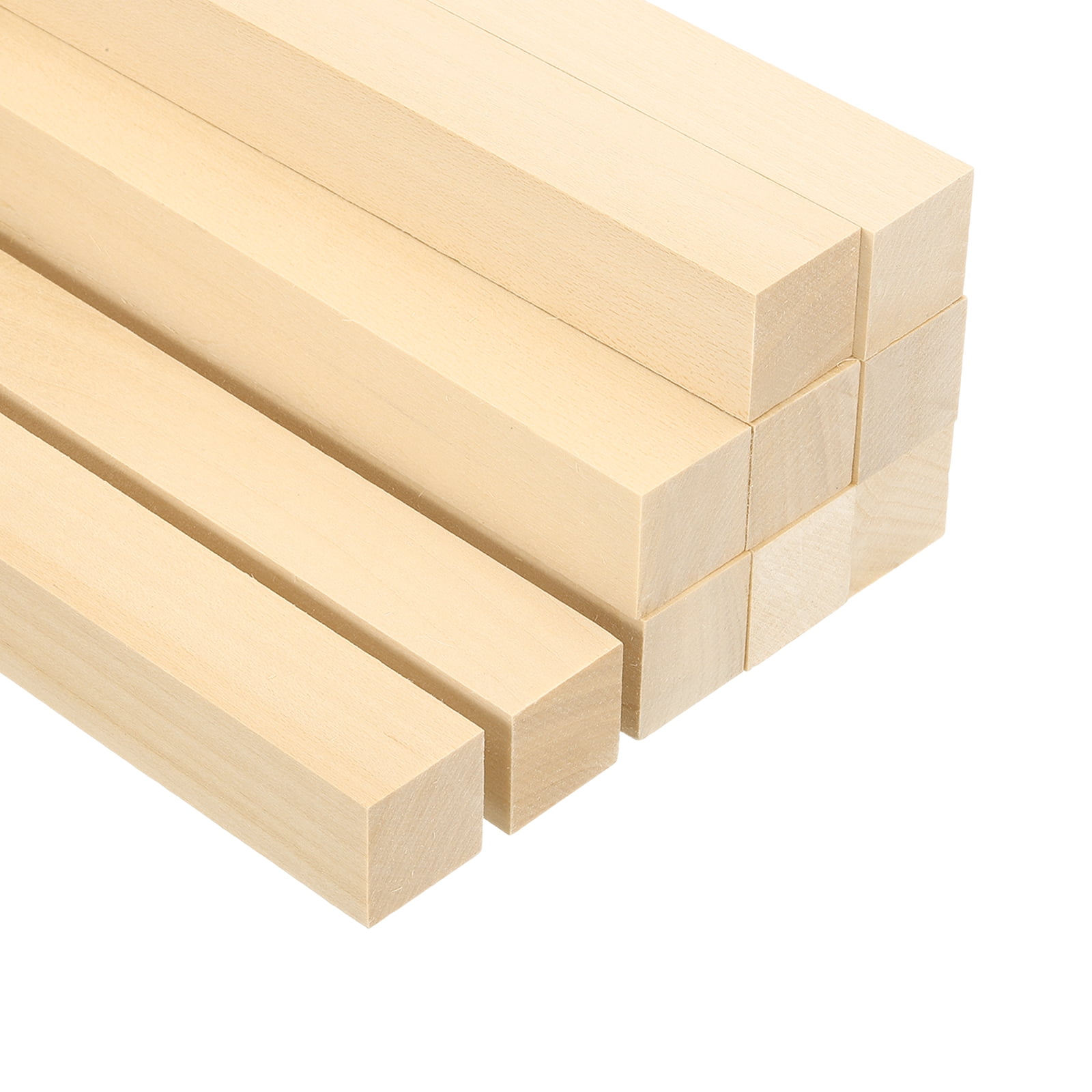 Uxcell 1-3/16 Inch Dowel Rods Wood Sticks, 10 Pcs 4 Inch Long Square ...