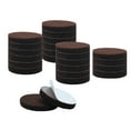 thumbnail image 1 of Uxcell 1 3/4" Self-stick Round Non-slip Felt Pads Floors Protect Brown 24 Pack, 1 of 7
