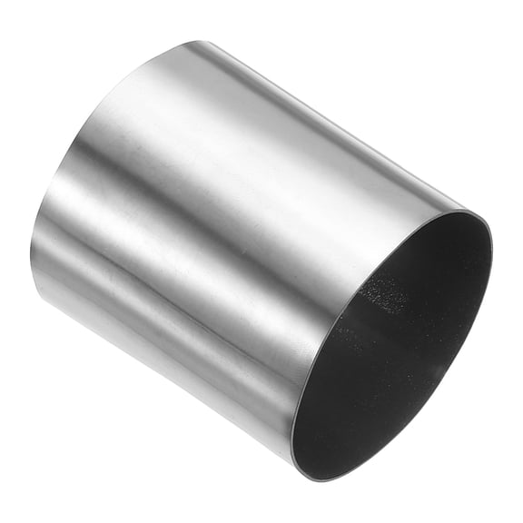 Uxcell 1 3/64" (52mm) ID Straight Pipe Fitting, 304 Stainless Steel Coupling Metal Tube Connector Adapter for Irrigation Water Pipelines, DIY, 60mm Long