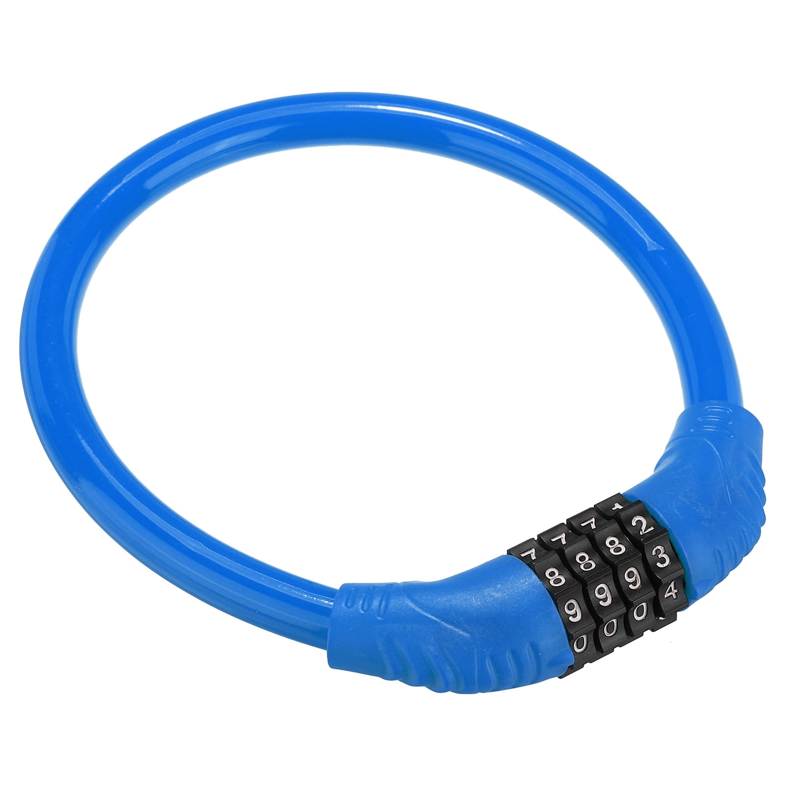Uxcell 1.3 Feet Combination Bicycle Lock, 4 Digit Steel Cable ...
