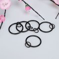 thumbnail image 1 of Uxcell 1.3 Inch Curtain Rings w Eyelet for Curtain Rod Metal Black Pack of 20, 1 of 7