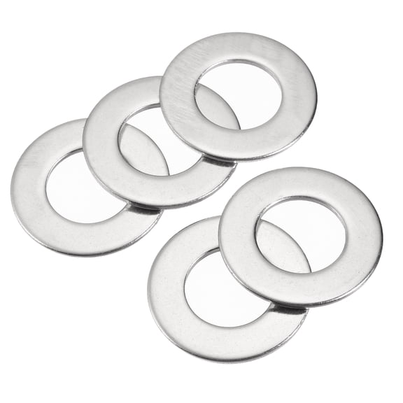 Uxcell 1" 316 Stainless Steel Flat Washer for Screw Bolt 5 Pack