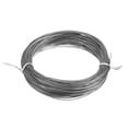 thumbnail image 1 of Uxcell 1/32" (0.8mm) 100ft 304 Stainless Steel Cable Wire Rope 7 x 7 Strands Coated Aircraft Wire, 1 of 5