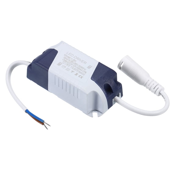 Uxcell 1-3W 240mA LED Driver AC 85-265V Output 5-12V DC Female Connector Transformer 2Pcs