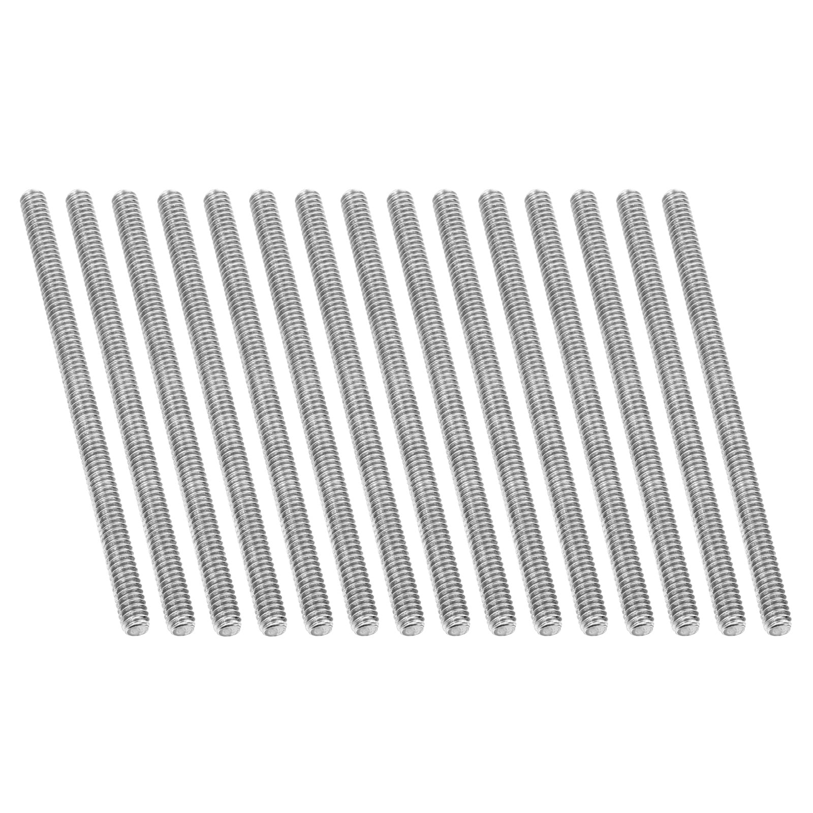 Uxcell 1/4"-20 Fully Threaded Rod, 15Pcs 4.7" Length 304 Stainless Steel Thread Screw