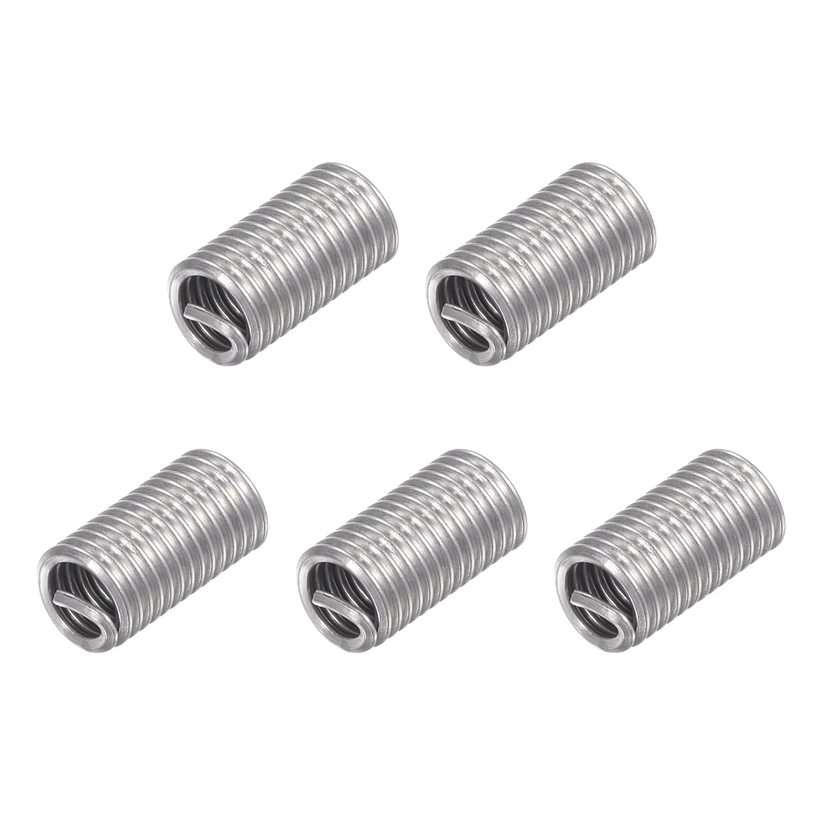Uxcell 1/4-20 UNC 3.0D 304 Stainless Steel Wire Thread Inserts Screw ...