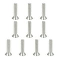 thumbnail image 1 of Uxcell 1/4-20 x 1-1/8" Flat Countersunk Head Socket Cap Countersunk Bolt Machine Screws 304 Stainless Steel 18-8, 10 Pcs, 1 of 7