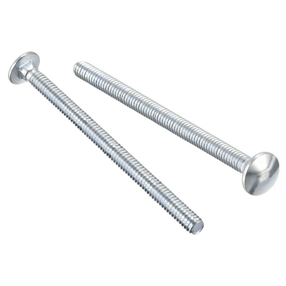 Uxcell 1/4-20x5" Carriage Bolt Q235 Carbon Steel Zinc Plated 10 Pack