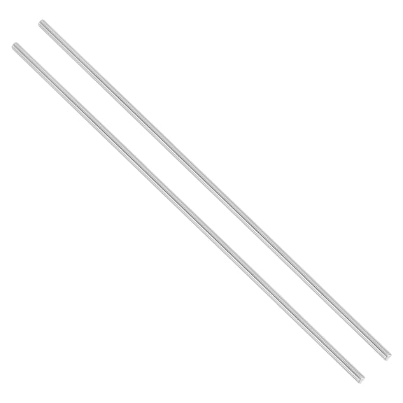 Uxcell 1/4"-28 UNC 304 Stainless Steel Fully Threaded Rod, 2Pcs 15.7" Length Long Threaded Screw Right Hand Threads All Threaded Rod Studs for Anchoring Bolt, Clamps, Hangers and U-Bolts