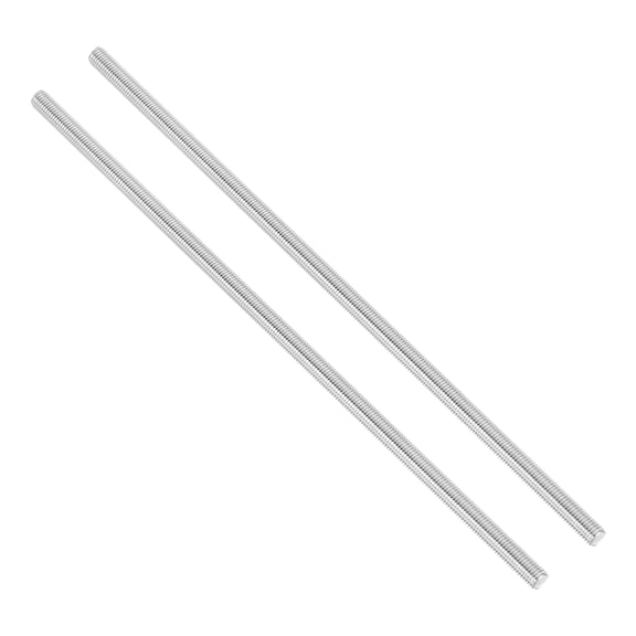 Uxcell 1/4"-28 UNC 304 Stainless Steel Fully Threaded Rod, 2Pcs 7.9" Length Long Threaded Screw Right Hand Threads All Threaded Rod Studs for Anchoring Bolt, Clamps, Hangers and U-Bolts