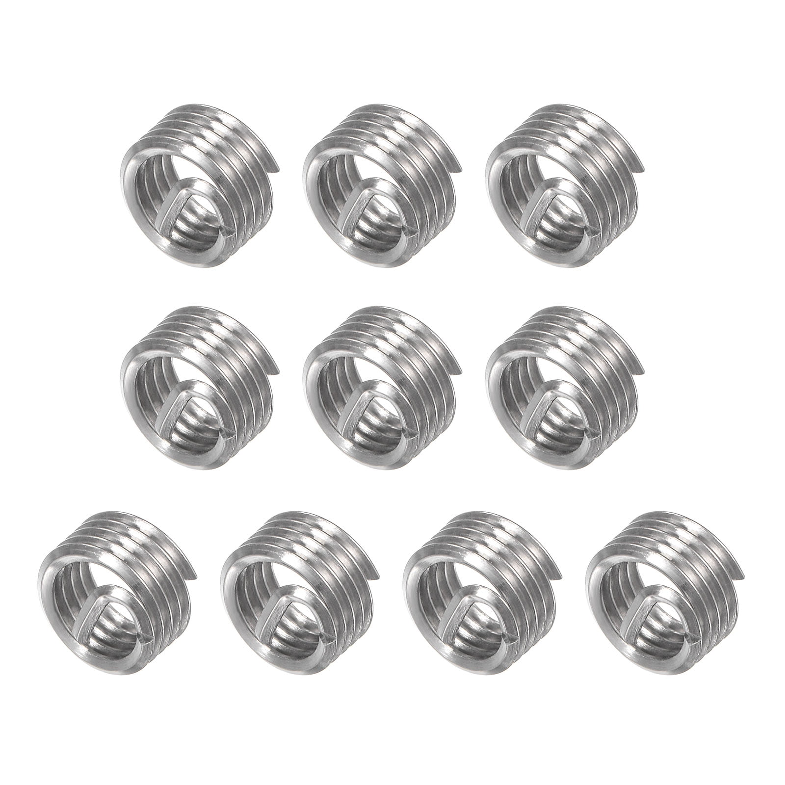 Uxcell 1/4-28 UNF 1.0D 304 Stainless Steel Wire Thread Inserts Screw ...