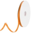 thumbnail image 1 of Uxcell 1/4" 65 Yard Double Faced Solid Satin Ribbon Polyester Fabric for Gift Party Wedding Floral Decoration Orange, 1 of 7