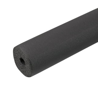 3-1/2Black Foam Rubber Pipe Insulation , Ac Pipe Insulation Material  Custom Size