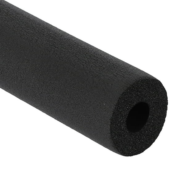 Uxcell 0.63" x 0.59 x 6.6ft Pipe Insulation Foam Tube Pipe Cover Wrap Roll Bar Padding Tubing for Handle Grip