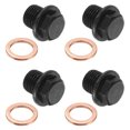 thumbnail image 1 of Uxcell 1/4" BSP Male Outer Hex Head Plug, 4 Pcs Thread Socket Outer Hex Head, 1 of 6