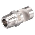 thumbnail image 1 of Uxcell 1/4 BSPT Stainless Steel Wide Angle Flat Fan Nozzle, 1 of 5