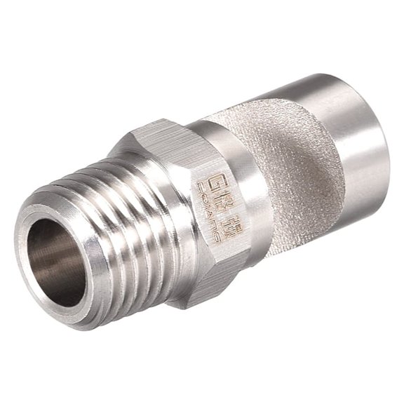 Uxcell 1/4 BSPT Stainless Steel Wide Angle Flat Fan Nozzle