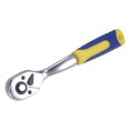 thumbnail image 1 of Uxcell 1/4" Drive Ratchet Socket Wrench, 72 Tooth Quick Release Reversible Offset Handle, 1 of 5