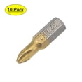 thumbnail image 1 of Uxcell 1/4" Hex Shank 1" Length #2 Anti-slip Phillips Screwdriver Bit S2 Steel 10 Pack, 1 of 5