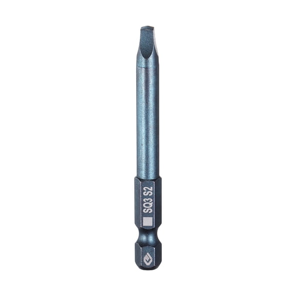 Uxcell 1/4" Hex Shank SQ3 Magnetic Head 2.6" Long Square Screwdriver Bit Blue