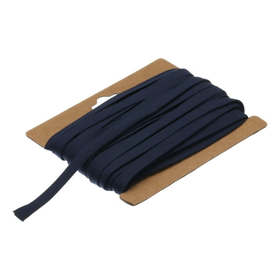 Uxcell 1/4 Inch Double Fold Bias Tape for Sewing,Seaming Quilting Hemming Binding Crafts (Navy Blue 12 Yards)