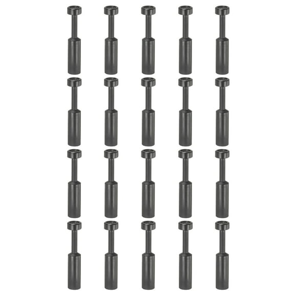 Uxcell 1/4 Inch Push to Connect Fitting Plug Pneumatic Air Fittings Plug 20 Pack