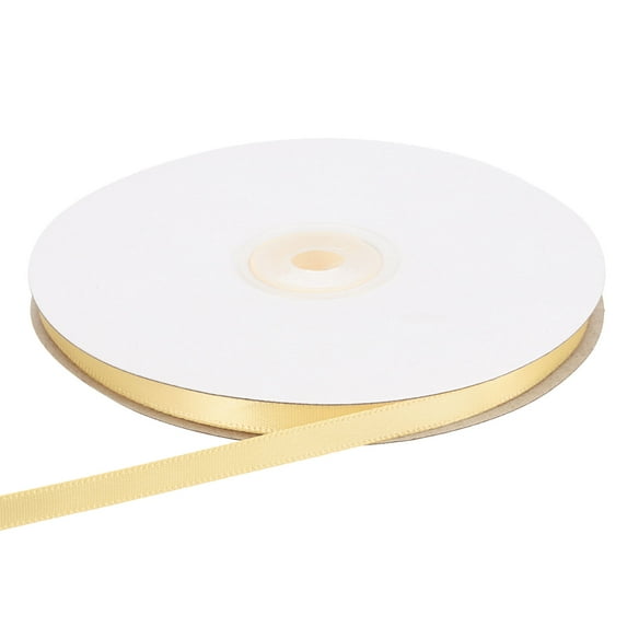 Uxcell Satin Ribbon Roll, 1.5 inch Wide for Gift Wrapping and DIY Craft Projects Gold