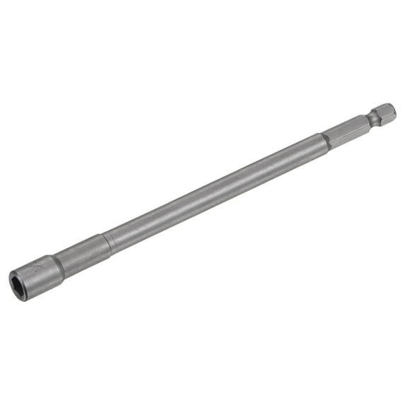 Uxcell 1/4" Quick-Change Hex Shank 1/4" Magnetic Nut Driver Bit, 6" Length SAE Sizes