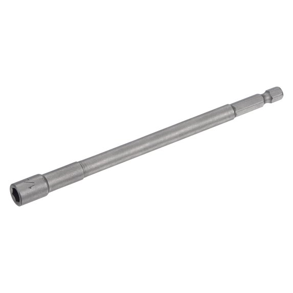 Uxcell 1/4" Quick-Change Hex Shank 1/4" Nut Driver Bit, No-magnetic 6" Length, SAE