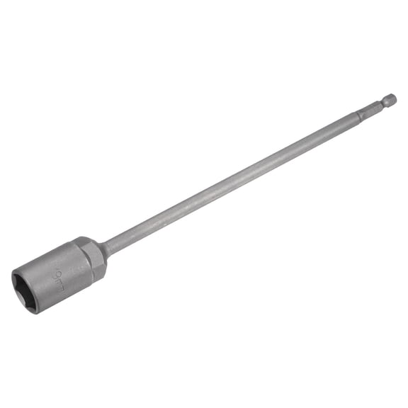 Uxcell 1/4" Quick-Change Hex Shank 19mm Nut Setter Driver Drill Bit, 9.84" Length, Metric No-magnetic