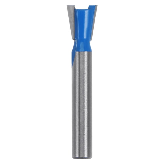 Uxcell 1/4" Shank 3/8" Dia Tungsten Carbide Dovetail Joint Bit Dovetail Router Bit for Wood