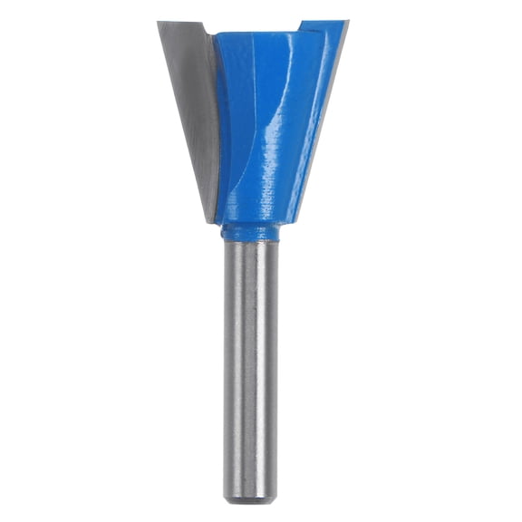 Uxcell 1/4" Shank 7/8" Dia Tungsten Carbide Dovetail Joint Bit Dovetail Router Bit for Wood