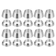 thumbnail image 1 of Uxcell 1/4" Tube OD 304 Stainless Steel Compression Tube Fitting Sleeve, 20 Pack Double Ferrule Ring, Silver, 1 of 5
