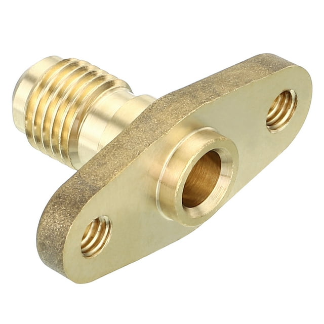 Coupling Vis Brass SAE 45 Degree Flare Tube Fitting Adapter 1, 1/2 Flare X 1/2 N