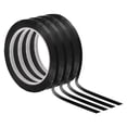 thumbnail image 1 of Uxcell 1/4" Whiteboard Tape Thin Dry Erase Tape, Black, 4 Pack, 1 of 6