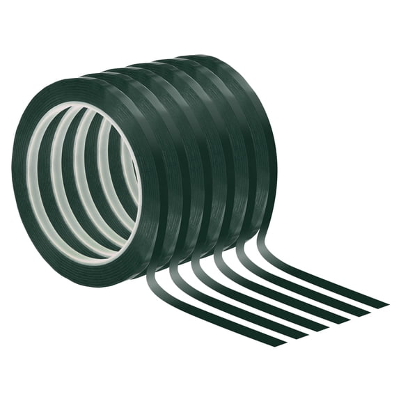 Uxcell 1/4" Graphic Tape for Crafting and Creating Lines Borders, Green, 6 pack