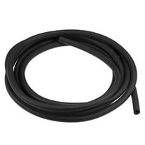 Uxcell Latex Tubing 1/4inch ID 3/8inch OD 10ft Elastic Rubber Hose Black