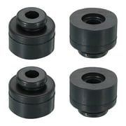 Uxcell 1.4" x 1.1" Compressor Rubber Feet Foot Mount Anti Vibration Pad Replacement for Air Conditioner, Black 4 Pack