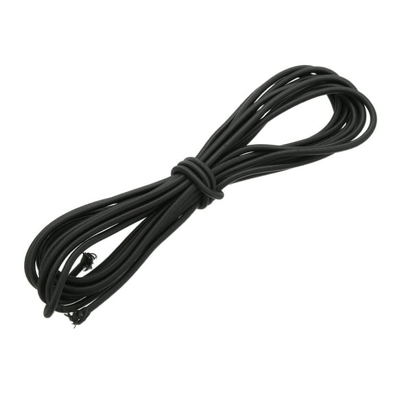 Uxcell 1/4" x 25' Bungee Shock Cord, Elastic Cord Polyester Kayak Stretch String Rope for Tie Down Kayak, Black