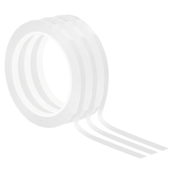 Uxcell 1/4" x 72 Yards Whiteboard Tape 3 Pack Thin Dry Erase Tape White