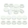 thumbnail image 1 of Uxcell 1.49" Plastic Tubing End Caps, Round Hole Plug Insert for Round Iron Pipe Chair Leg Patio Furniture, White 20Pcs, 1 of 6