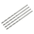 thumbnail image 1 of Uxcell 1.4mm C2/K20 Tungsten Carbide Straight Shank Spiral Flutes Twist Drill Bit 4 Pack, 1 of 5