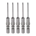 thumbnail image 1 of Uxcell 1.4mm PH00 Magnetic Phillips Screwdriver Drill Bit 4mm Round Shank 1.5 inch Length, 5 Pack, 1 of 5
