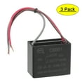 thumbnail image 1 of Uxcell 1.5/2.5uF 250V AC 3 Wires CBB61 Ceiling Fan Capacitors 3 Pack, 1 of 7