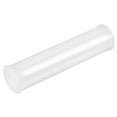 thumbnail image 1 of Uxcell 1 5/8"x7.5"(41mmx190mm) Clear Storage Tube Lightweight for Bead Containers, Craft, DIY with White Caps 2 Pack, 1 of 5