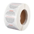 thumbnail image 1 of Uxcell 1.5 Inch Candle Warning Labels 500 Pieces, 1 Roll, 1 of 4