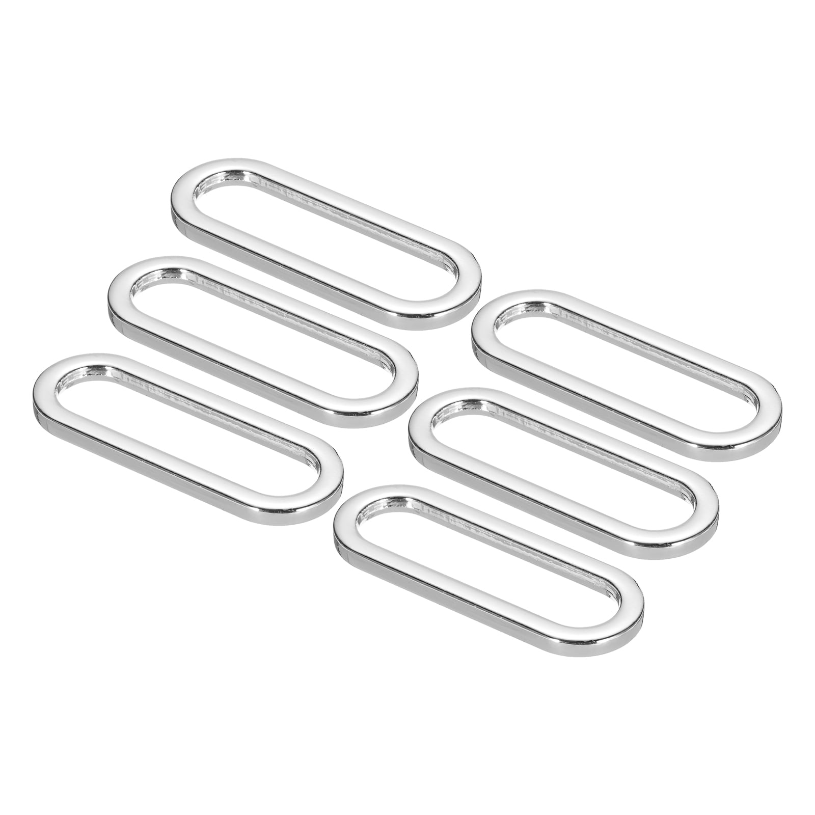 Open Loop Buckle Uxcell 1.5 Inch Metal Oval Ring Buckle Adjustable Loops Non Welded ...