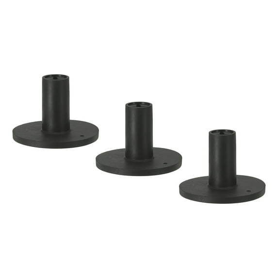 Uxcell 1.5 Inch Rubber Golf Tee, 3 Pack Tall Training Driving Range Tee Stable Ball Holder, Black