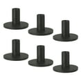 thumbnail image 1 of Uxcell 1.5 Inch Rubber Golf Tee, 6 Pack Tall Training Driving Range Tee Stable Ball Holder, Black, 1 of 5